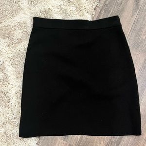 Loft Black Cotton Skirt Small